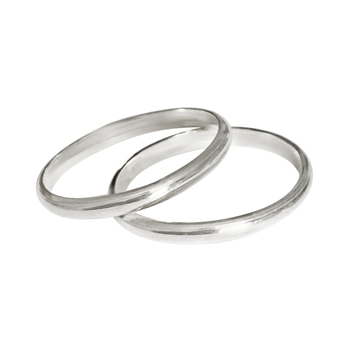 2mm Band Sterling Pack - 10% Off