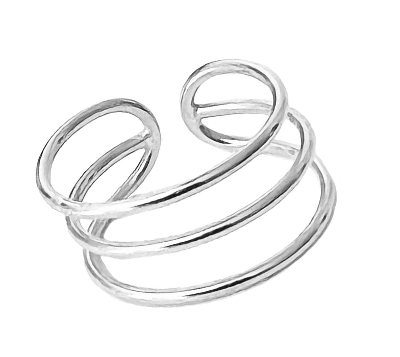 Three Arch Toe Ring