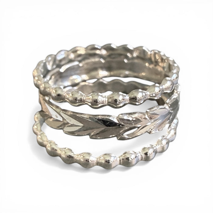 Hula Lei Sterling Pack 12 pcs
