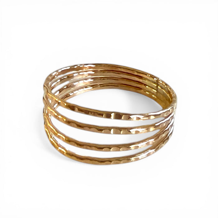 Four Strand Gold Fill Toe Ring