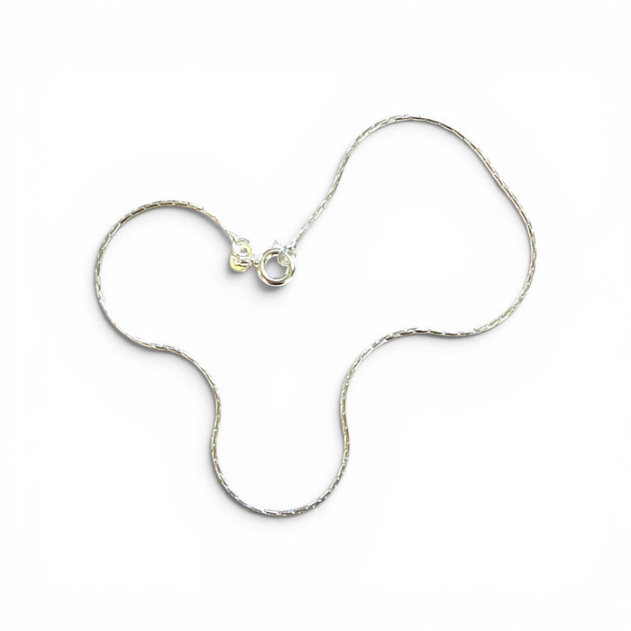 Super Slinky Chain Sterling Anklet - 3 Pack