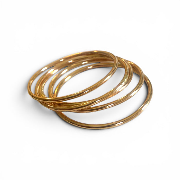 Grab Bag - Five (5) 1mm Skinny Gold Fill Rings - Large Sizes