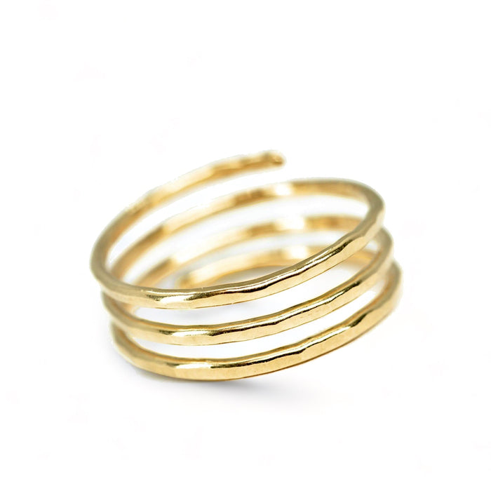 Spiral thumb ring on sale