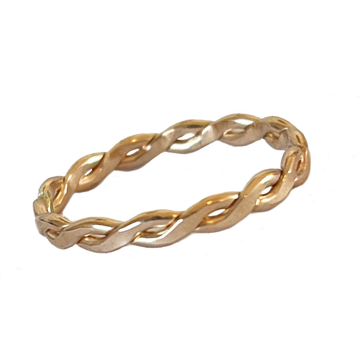 Braid Medium Gold Fill Band