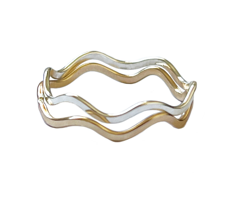 Free Wave Sterling Toe Ring