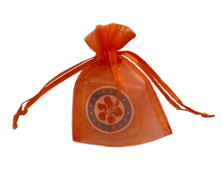 Orange Organza Gift Bag