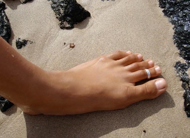 2mm Band Sterling Toe Ring